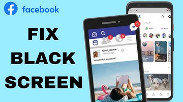 How To Fix And Solve Black Screen On Facebook App | Final Solution