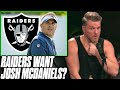 Raiders Want Patriots OC Josh McDaniels To Be Their Head Coach? | Pat McAfee Reacts