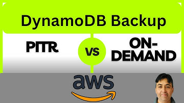 DynamoDB PITR and on demand backups