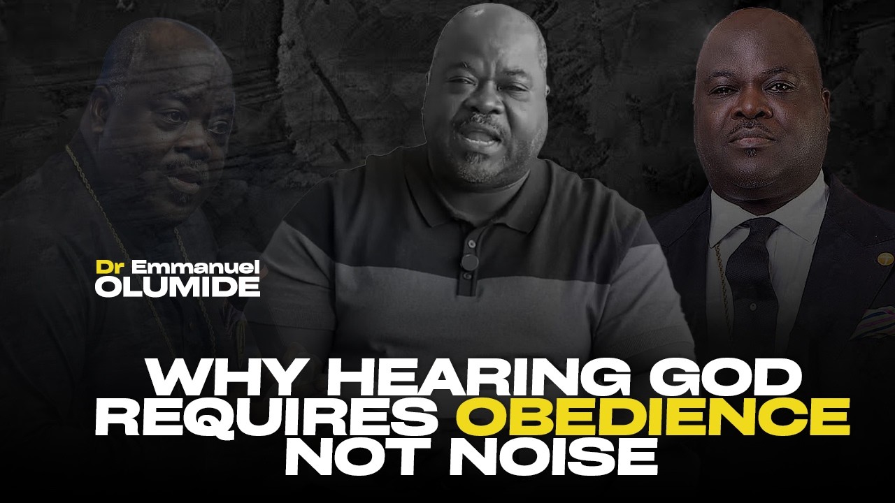 Почему для того, чтобы услышать Бога, необходимо повиноваться, а не слушать шум | Доктор Эммануэл...