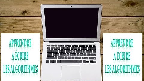 1- Cours Algorithme Introduction