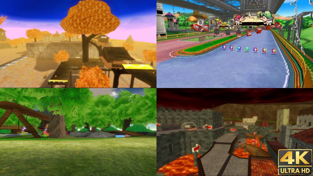 Wiimms Mario Kart Fun Wii 2022-11 gameplay - (All Custom Tracks) (Part 5)(4K)