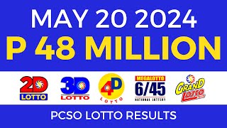 Lotto Result Today 9pm May 20 2024 | Complete Details