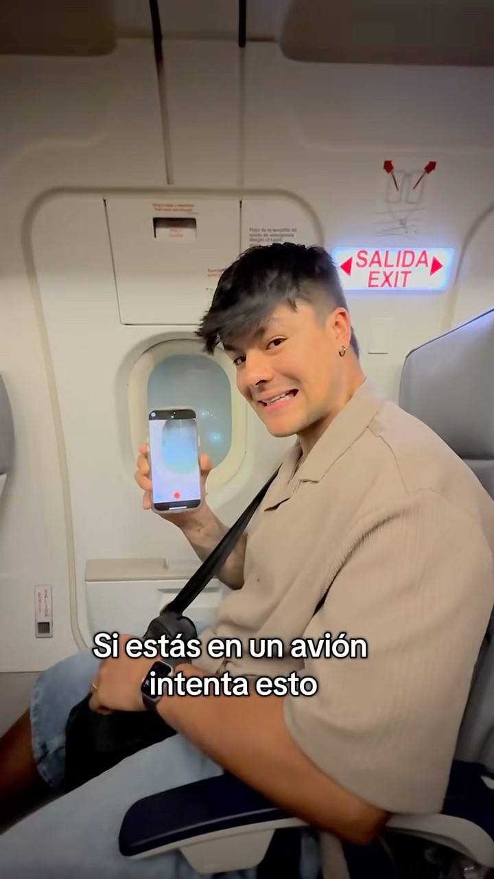 Si estás en un AVIÓN intenta esto??