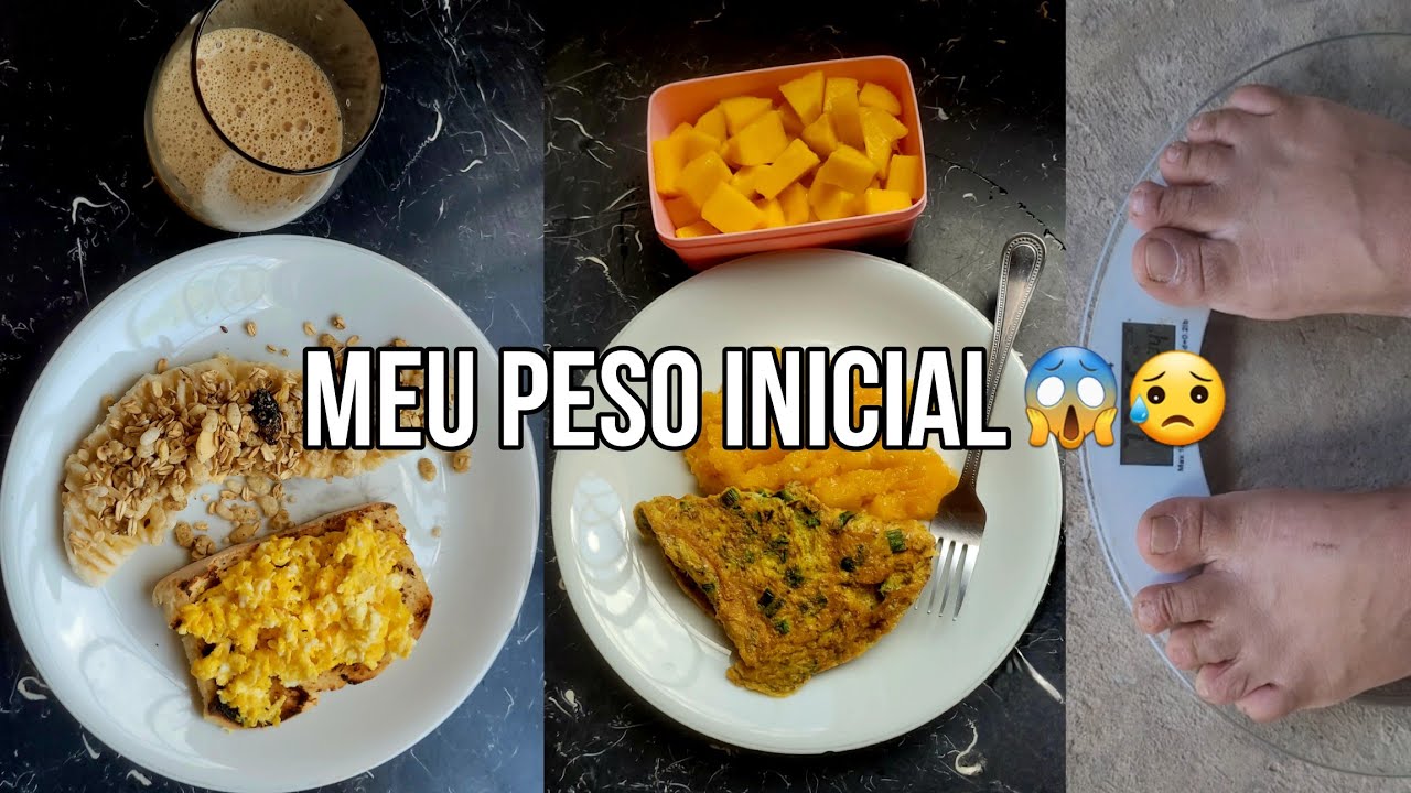 Voltando com a dieta, minha alimentação por um dia!