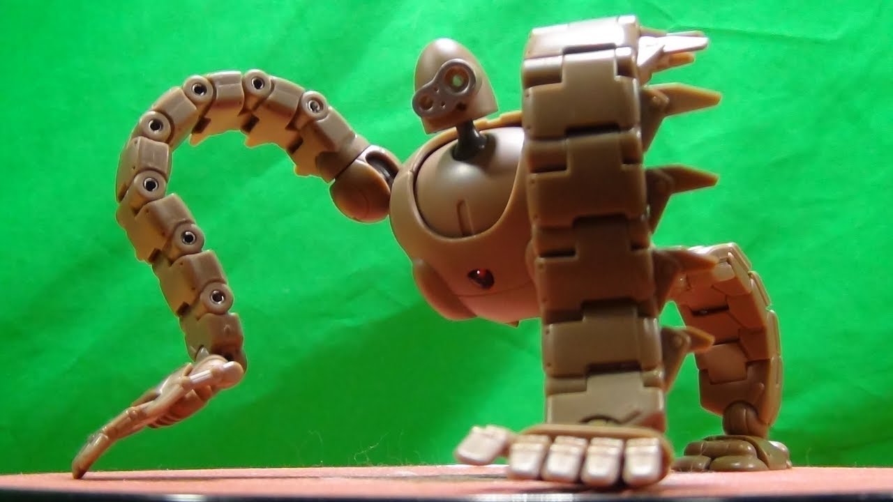 グリグリ動くぞ アクションフィギュア 天空の城ラピュタ ロボット兵 Youtube