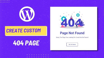 How to Create Custom 404 Error Pages With Elementor FREE - WordPress  [ বাংলা ]