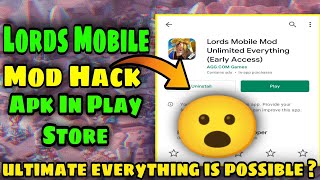 LORD'S MOBILE HACK MOD APK IN PLAY STORE- IT'S 100% WORKING APP ? HOW TO USE THIS APP? COBRAYT screenshot 2