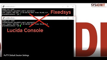 PuTTY: Cómo cambiar configuración por defecto