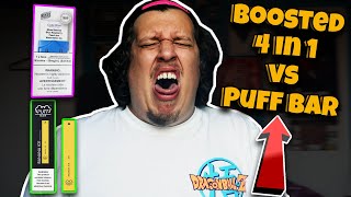 Boosted 4 in 1 Disposable Vape vs Puff Bar Review
