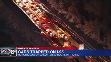 ‘Starving, freezing’: Hundreds of travelers remain stranded on I-95 in Virginia; road closed in both