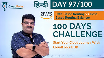 Day 97/100 | AWS Path-Based Routing Vs Host-Based Routing | Application Load Balancer Routing Policy