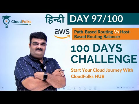 Day 97/100 | AWS Path-Based Routing Vs Host-Based Routing | Application Load Balancer Routing Policy