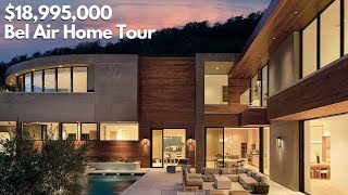 Inside a MAGNIFICENT $19M Bel Air Luxury Home | Los Angeles Home Tours
