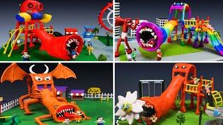 All Series Evolution Of Cursed The Extra Slide Leovincible & Trevor Henderson Creatures With Clay