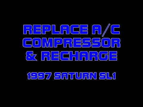 ⭐ 1997 Saturn SL1 – 1.9 – A/C Compressor & Recharge