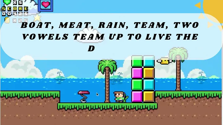 Orton Gillingham Vowel Pair Rule Rap Song - Fast Version