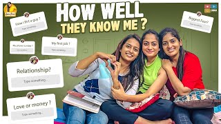 How Well They Know Me...? || Sree Priya || Tamada Media