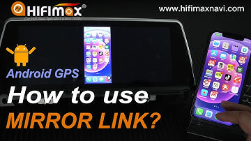 How to setup Mirror Link for BMW Audi Mercedes Android GPS screen? Android navigation mirror link.