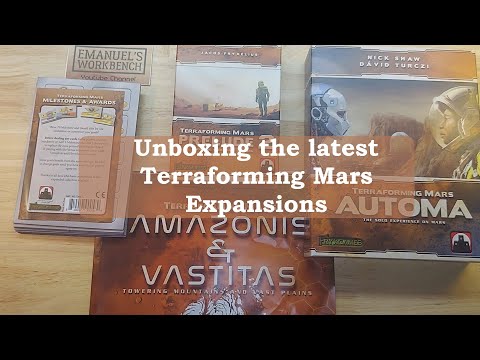 Unboxing the Latest Terraforming Mars Expansions