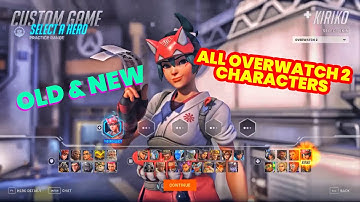 All NEW OVERWATCH 2 Selectable Hero Characters Animations