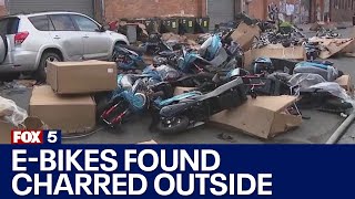 NYC warehouse fire: Dozens of e-bikes found charred inside