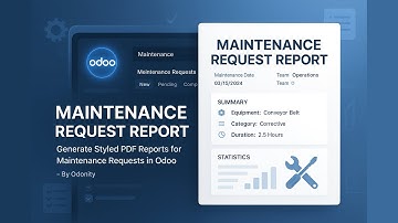 Generate Styled PDF Reports for Maintenance Requests in Odoo | Maintenance Print Report by Odonity