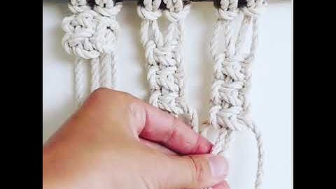 HOW TO TIE A BERRY / MACADAMIA / BALL MACRAME KNOT