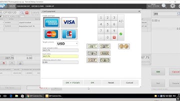 SAP Customer Checkout - Sales Transaction Mixed Payment ( Cash and Card )