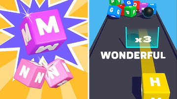 Letter Merge 🅰🅱🌐 All Levels Gameplay iOS