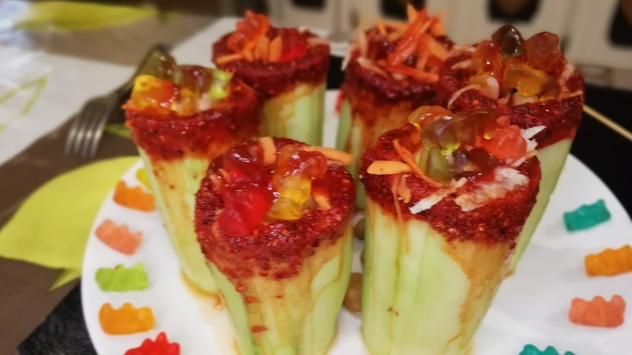 Cómo hacer botanas con pepinos y jicama/ pepinos locos 😋 YouTube
