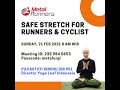 Metal Runners - Safe Stretch for Runners and Cyclist by Pujiastuti Sindhu, Yoga Leaf Indonesia