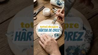 Secretul hârtiei de orez în decupaj (nu o tăia!)