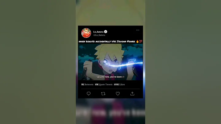 When Boruto Accidentlly Use Jougan Power 🔥💯#naruto #shorts #boruto #mitsuki