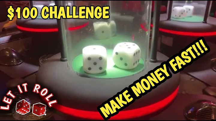 Make a quick $50 playing craps with little money!!   BUBBLE CRAPS! - $100 CHALLENGE!
