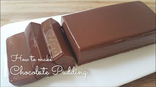 Chocolate Pudding - Easy ＆ only 4 ingredients