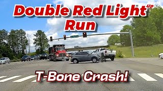 Two Red Light Runners Collide!, & Close Calls, Distracted Drivers, Dashcam Videos 779