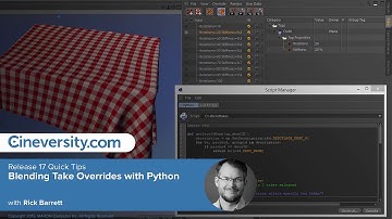 Cinema 4D Quick Tip: Blending Take Overrides with Python