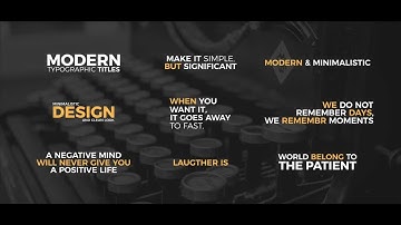 Dynamic Titles Premiere Pro Templates