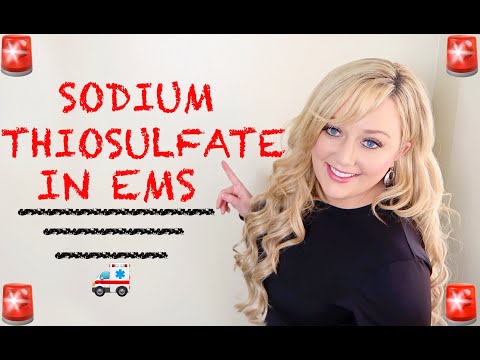 EMT/Paramedic Medication Notecards || Sodium Thiosulfate