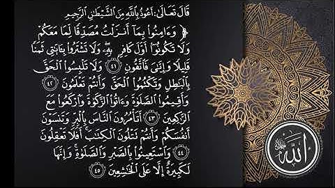 50-41 من سورة البقرة بصوت الشيخ محمد صديق المنشاوي