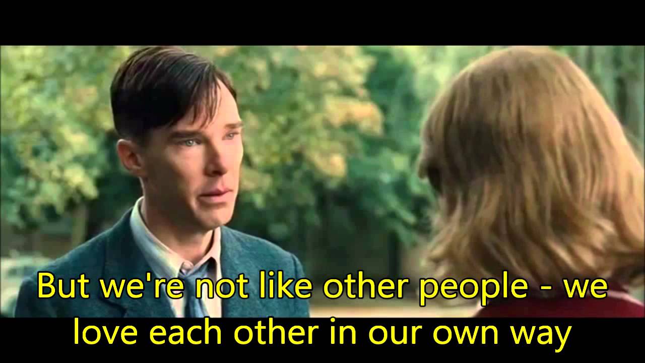 Imitation Game - We are not like other people