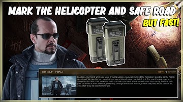 MARK THE HELICOPTER AND SAFE ROAD ON SHORELINE - EFT - PEACEKEEPER TASK SPA TOUR PART 2 - 12.11