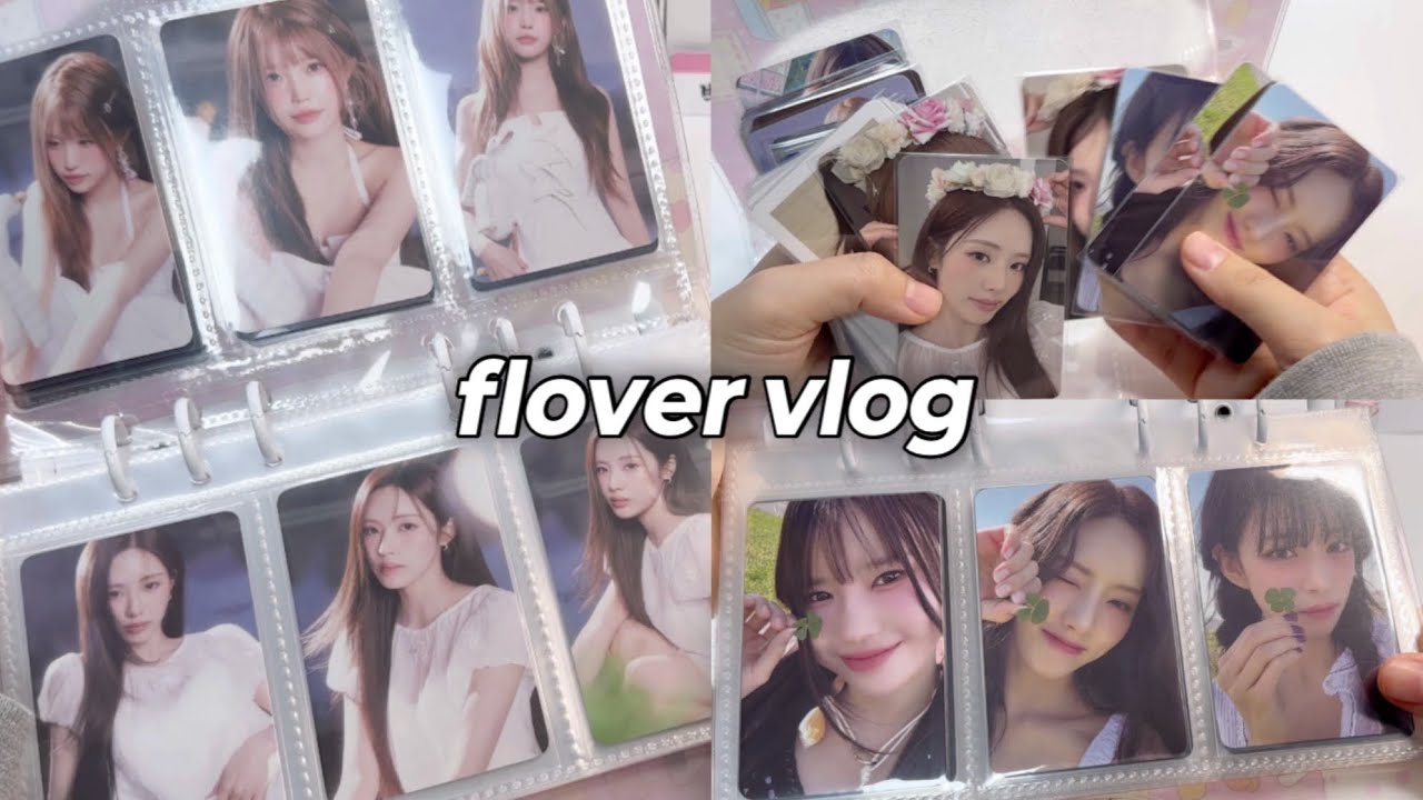 [플로버로그] 수다 떨면서 같이 포카 정리할래? • 프로미스나인 • 플로버 • 포카바인더 • 바인더정리 • 덕질로그