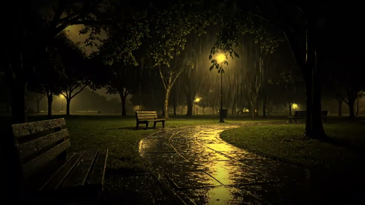 Rain at Night Pak | Pure Rain Sound for Relaxing & Sleeping