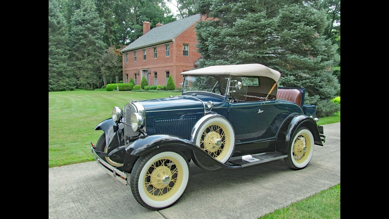 1930 Ford Model A Roadster FOR SALE www.petersmotorcars.com