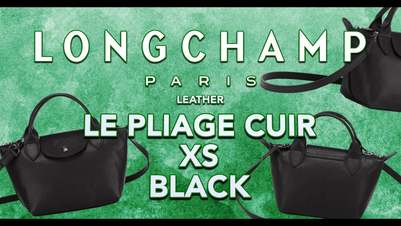 Longchamp Small Le Pliage Leather Crossbody Tote