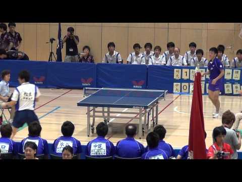 中高生卓球講座(レシーブ松生直明②)