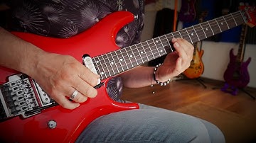 Quick Sound Check : Satriani style solo With Ibanez JS 2480