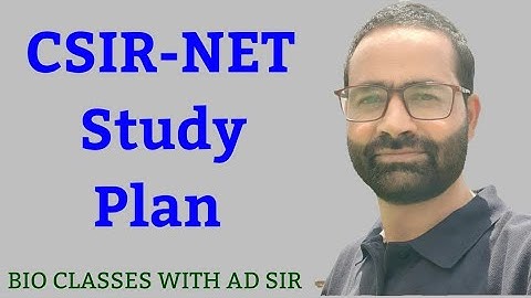 How to Study smart for CSIR-NET exam.   CSIR-NET STUDY PLAN
